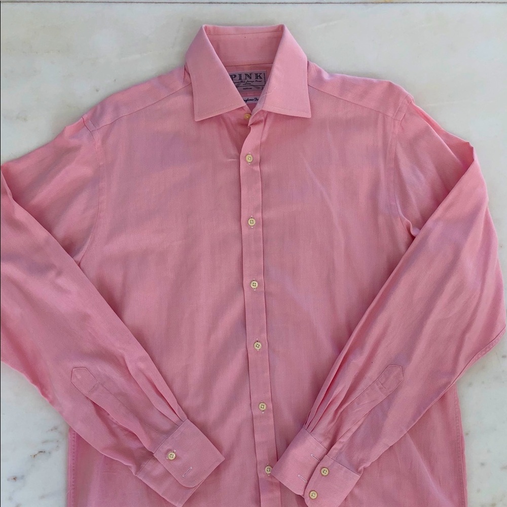 Thomas Pink Dress Shirt